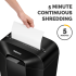 Fellowes Powershred LX50 Shredder, Cross Cut, Shreds 9 Sheets